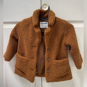 19$ 💗 Old Navy 💗 2T ~ Toddler Rust Brown Sherpa Jacket